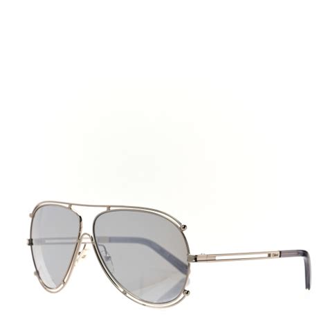 CHLOE Metal Aviator Sunglasses CE121S Gold 